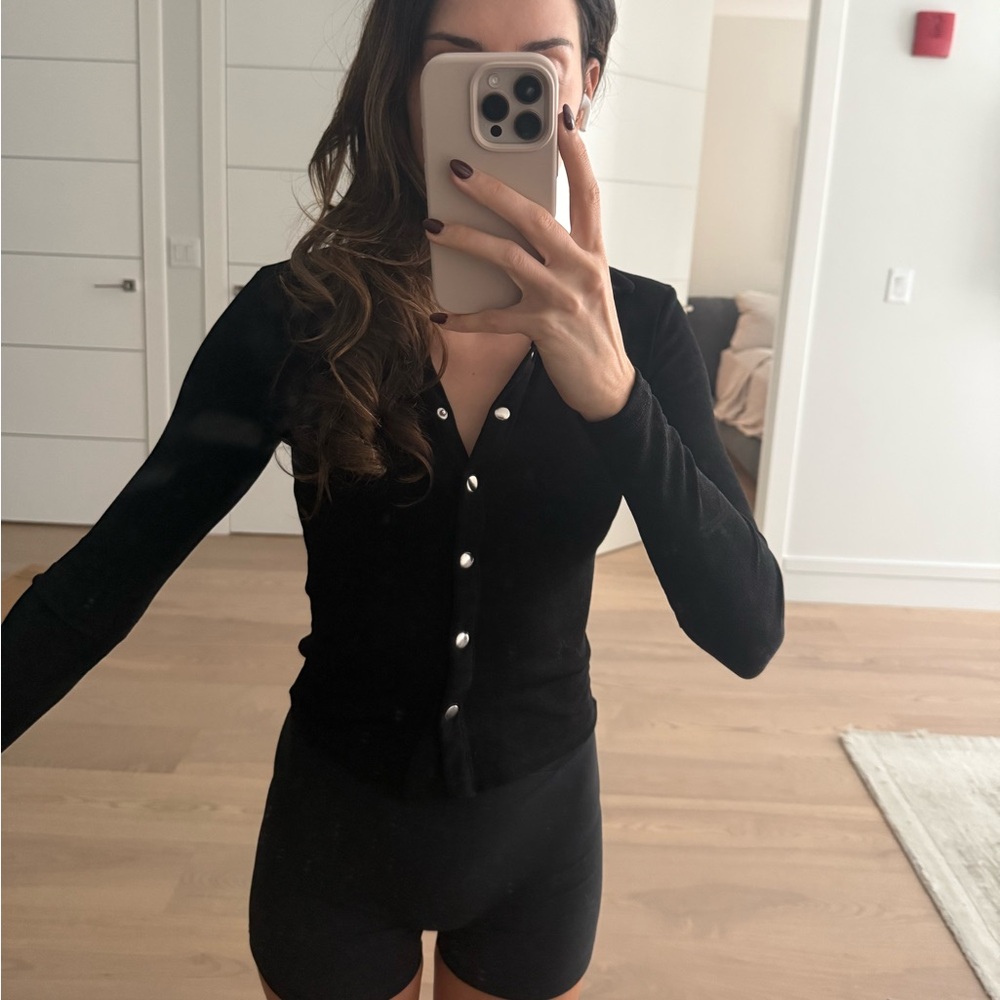 Princess Polly Midnight Black Sweater